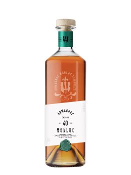 Armagnac 40 ans d'âge Monluc Emeraude 70cl