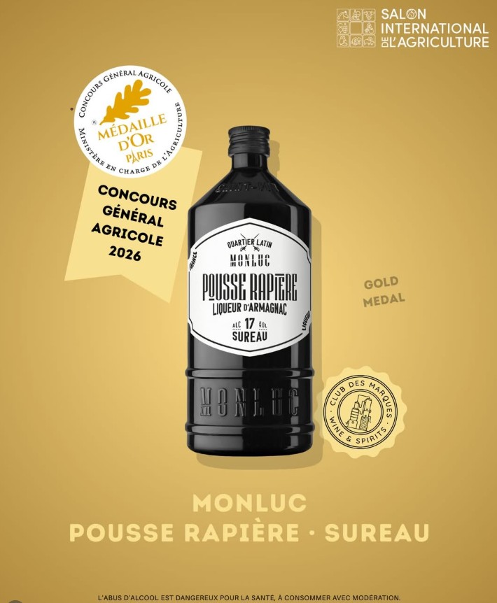 Médaille d'Or pour le Pousse rapière Quartier Latin au Sureau au concours Agricole de Paris