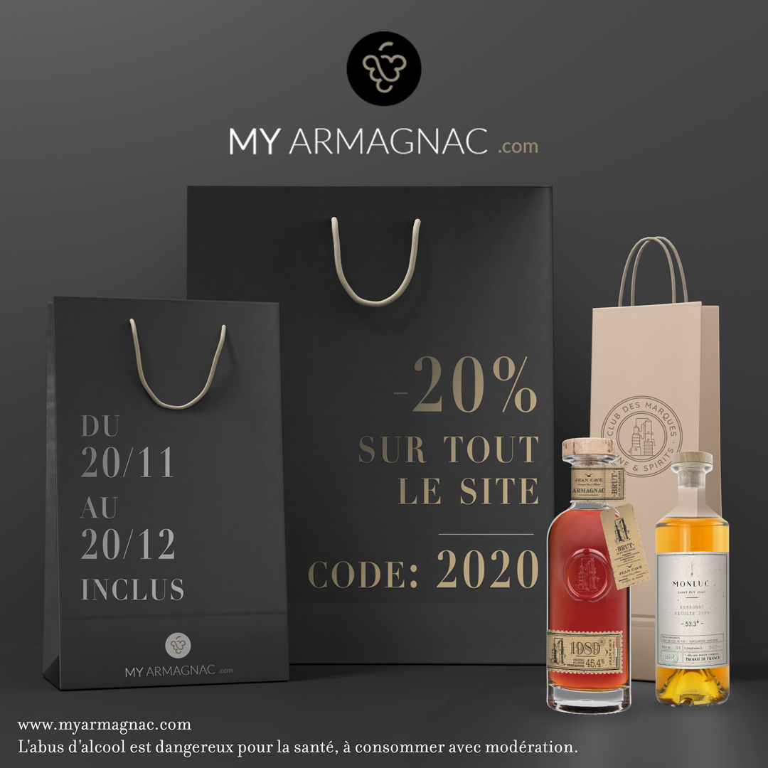 Code promo MyArmagnac 2020 - 20 %